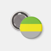 Lithromantische Stolperflagge Magnet (Vorderseite/Rückseite)