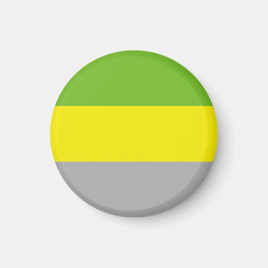 Lithromantische Stolperflagge Magnet (Vorne)