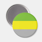 Lithromantische Stolperflagge Magnet (Vorderseite/Rückseite)