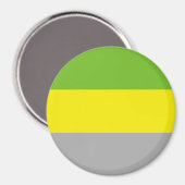 Lithromantische Stolperflagge Magnet (Vorderseite/Rückseite)