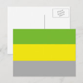 Lithromantische Stolperflagge Postkarte (Vorne/Hinten)