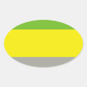 LITHROMANTISCHER STOLZ OVALER AUFKLEBER (Vorderseite)