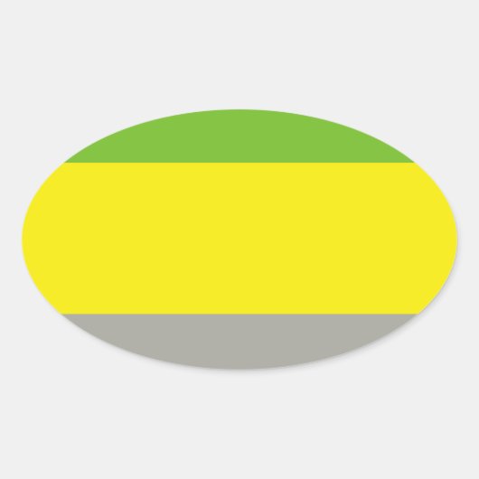 LITHROMANTISCHER STOLZ OVALER AUFKLEBER (Vorderseite)