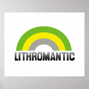Lithromantischer Stolz Poster