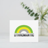 Lithromantischer Stolz Postkarte (Stehend Vorderseite)