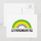 Lithromantischer Stolz Postkarte (Vorne/Hinten)