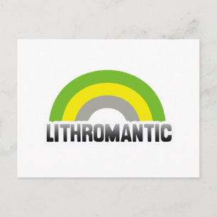 Lithromantischer Stolz Postkarte