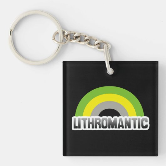 Lithromantischer Stolz Schlüsselanhänger (Vorderseite)
