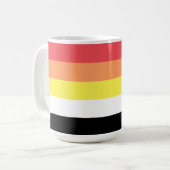 Lithsexual Stolperflagge Kaffeetasse (Vorderseite Links)