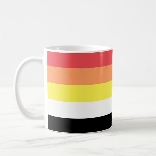 Lithsexual Stolperflagge Kaffeetasse (Links)