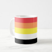 Lithsexual Stolperflagge Kaffeetasse (Vorderseite Links)
