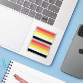 Lithsexual Stolz Aufkleber (Laptop mit iPhone)