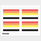 Lithsexual Stolz Rechteckiger Aufkleber (Blatt)