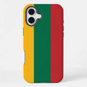 Lithuania Flag iPhone Hülle (Rückseite)