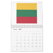Lithuania Flag Kalender (Jan 2027)