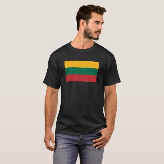 Lithuania Flag T-Shirt (Vorne ganz)