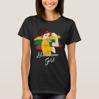 Lithuania Girl, women lithuanian T-Shirt