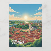 Lithuania Vilnius Travel Postkarte (Vorderseite)