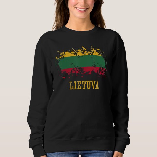 Lithuanian enthusiasts for Lietuva and Lithuania Sweatshirt (Vorderseite)