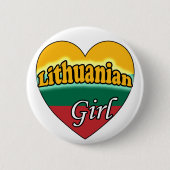 Lithuanian Girl Button (Vorderseite)