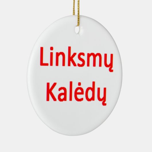 lithuanian linksmy kaledy keramik ornament (Rechts)