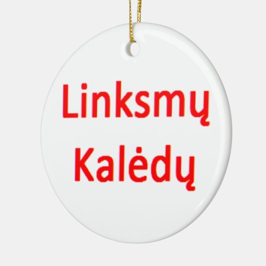 lithuanian linksmy kaledy keramik ornament (Links)
