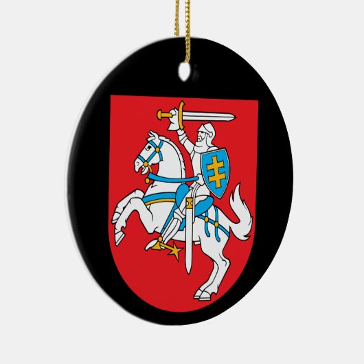 Lithuanian Vytis Christmas Tree Ornament (Rechts)