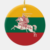 Lithuanian Vytis Keramik Ornament (Hinten)