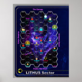 Lithus Sector Map Poster (Vorne)