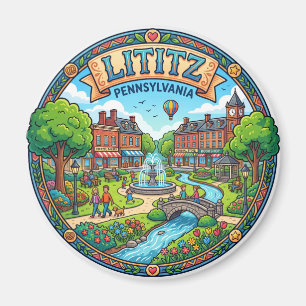 Lititz Pennsylvania Magnet
