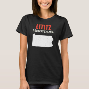 Lititz Pennsylvania USA Staat America Travel T-Shirt