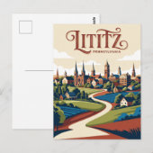Lititz USA Postkarte (Vorne/Hinten)