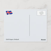 Litli Geyser, Island. Postkarte (Rückseite)