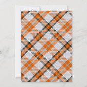 Litlle Pumpkin macht ein Mädchen 1. Geburtstag Einladung (Rückseite)