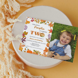 Litlle Pumpkin macht zwei Mädchen zum Geburtstag Einladung