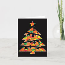 'Litmas Tree' Falt-Weihnachtskarte