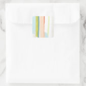 Litmus I Quadratischer Aufkleber (Tasche)