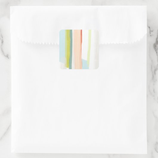 Litmus I Quadratischer Aufkleber (Tasche)