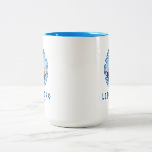 Litochoro, Griechenland, Entwurf eines griechische Zweifarbige Tasse (Mittel)