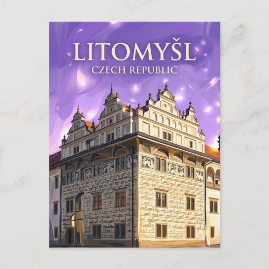 Litomyšl Tschechien Postkarte (Vorderseite)