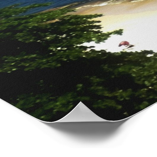 litoral de Niterói Poster (Ecke)