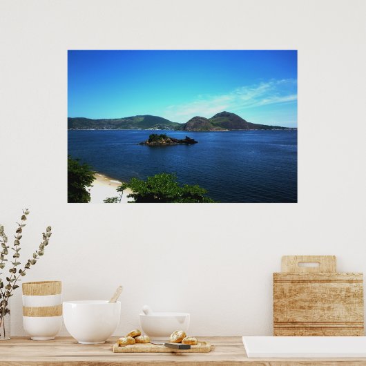 litoral de Niterói Poster (Küche)