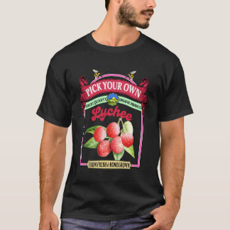Litschi-Liebhaber-Bauernmarkt Selbstgepflückte Aus T-Shirt