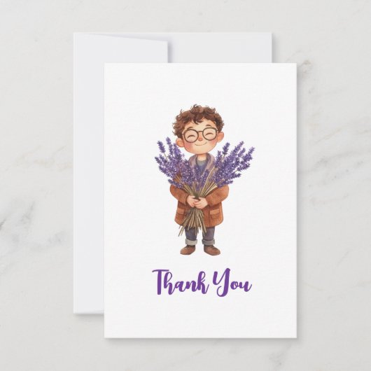 Litte Boy Dankeskarte (Vorderseite)