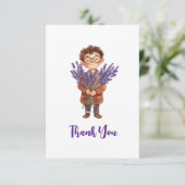 Litte Boy Dankeskarte (Stehend Vorderseite)
