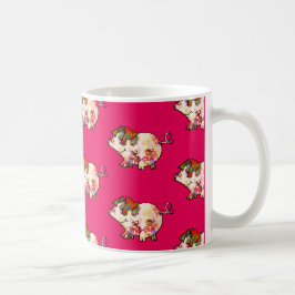 Litte kosmisches Liebe-Schwein Kaffeetasse