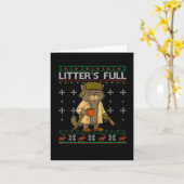 Litter ist voll lustige Parodie Outfit sarkastisch Karte (Gelbe Blume)