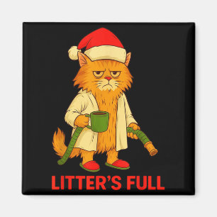 Litter’s Full Cat Parodie T-Shirt Magnet