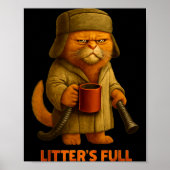Litter’s Full Cat Parody Tee  Poster (Vorne)