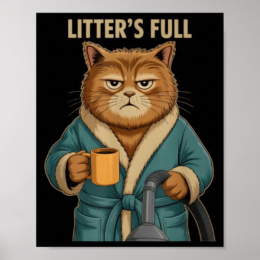 Litter’s Full Cat Ugly Christmas Poster (Vorne)